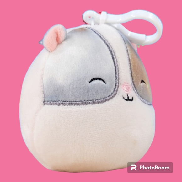 Squishmallow Pax the Hamster 3.5" Clip UltraSoft Stuffed Animal Toy Plush NWT - Picture 2 of 5